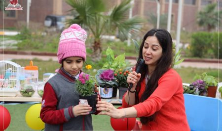 Miss Maya , Science Exhibition , Rresentation about Plants and Animals
